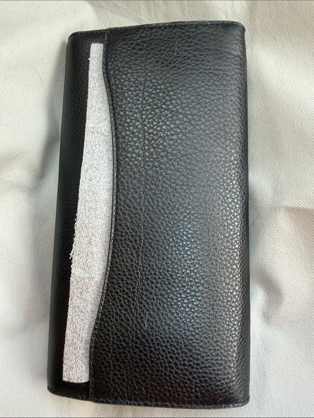 Vera Bradley Black Star-Embellished Leather Wallet Clutch NWOT - Picture 2 of 7